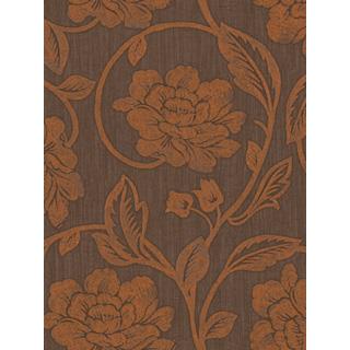 Seabrook Designs LE20406 Leighton Acrylic Coated Floral Wallpaper